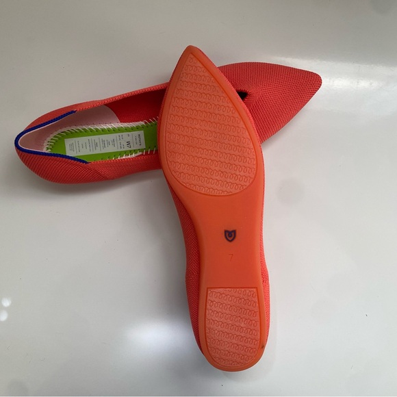 Rothy’s- The Point Flats, Tropical Punch Size 7 - Picture 3 of 6